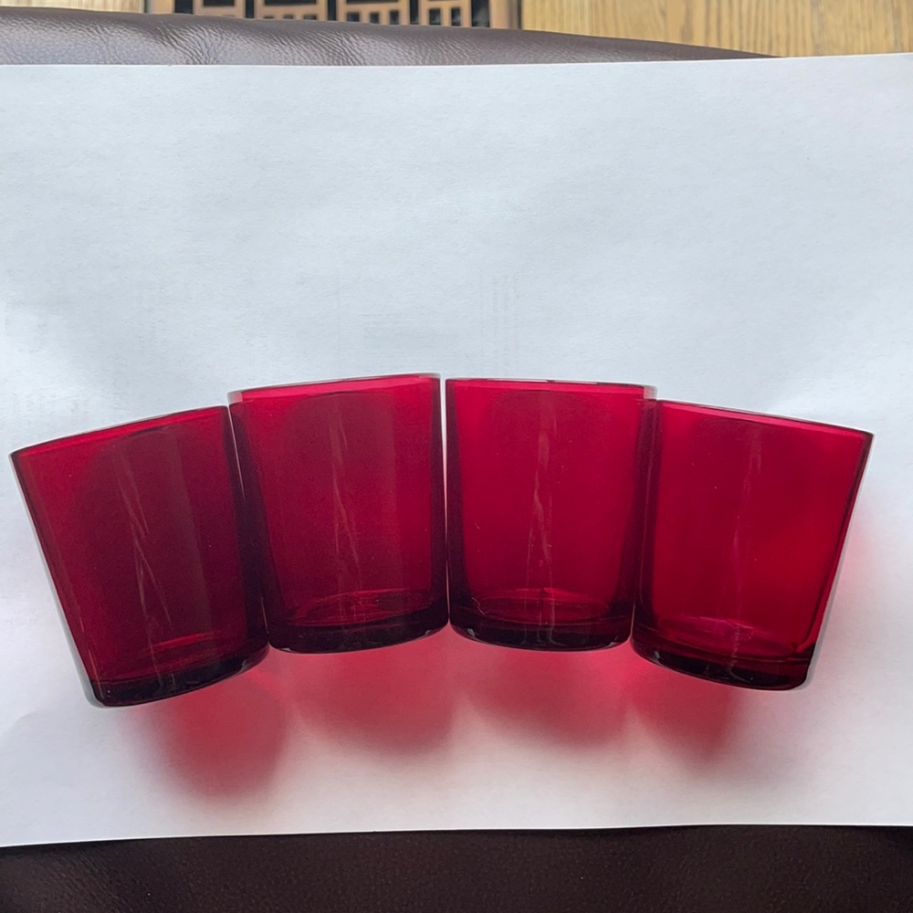 Set of 4 votive candle holders!
